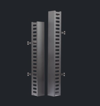 [EXTRA-01520] KIT ORGANIZADOR VERTICAL D/CABLE SENCILLO P/RACK ABIERTO D/45 UNIDADES            