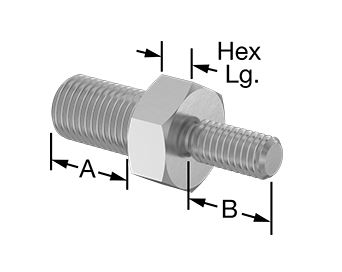 ADAPTADOR DE ROSCA HEXAGONAL MACHO 3/8 