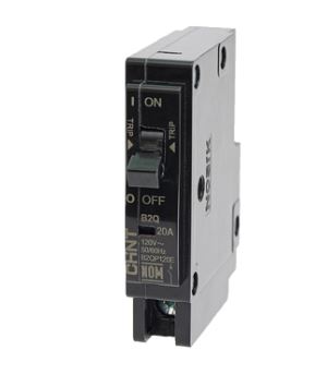 INTERRUPTOR TERMOMAGNETICO 1 POLO 10A ENCHUFABLE NEGRO