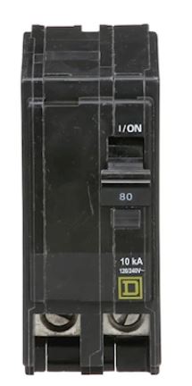 INTERRUPTOR TERMOMAGNETICO 2 POLOS 50A ENCHUFABLE NEGRO