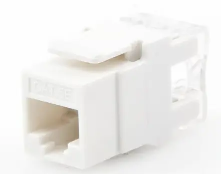 MODULO JACK CAT 5 KEYSTONE CON ANGULO 180