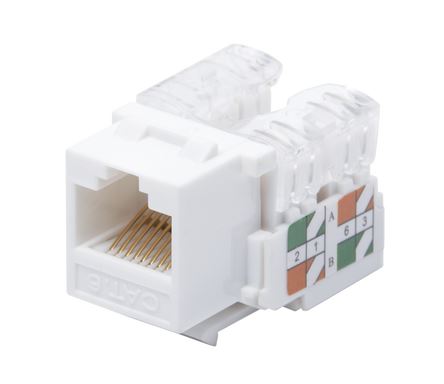 [EXTRA-00615] MODULO JACK CAT 6 KEYSTONE PARA FACEPLATE