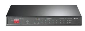 SWITCH DE 10 PUERTOS CON 8 POE GIGABIT NO ADMINISTRABLE