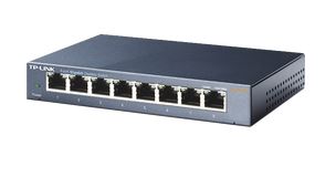 SWITCH DE 8 PUERTOS POE GIGABIT NO ADMINISTRABLE