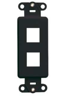 INSERTO DE 2 PUERTOS KEYSTONE PARA PLACA LEVITON