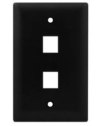 PLACA DE PARED KEYSTONE DE 2 PUERTOS