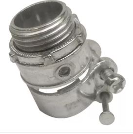 CONECTOR RECTO PARA TUBO ZAPA FLEXIBLE DE 1/2"