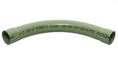 CURVA PVC LIGERO 1"1/2"   