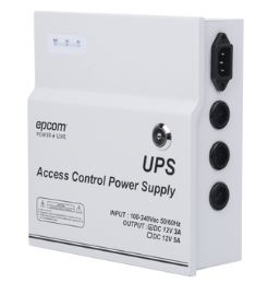 FUENTE DE ALIMENTACION DE 12V 3 AMP CON ESPACIO PARA BATERIA DE RESPALDO