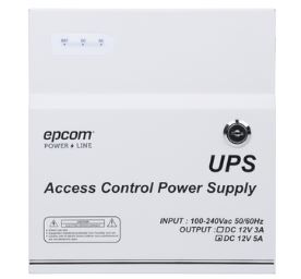 FUENTE DE ALIMENTACION DE 12V 5 AMP CON ESPACIO PARA BATERIA DE RESPALDO