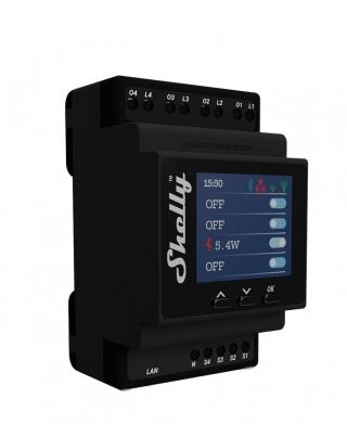 INTERRUPTOR INTELIGENTE WIFI PARA ON/OFF DE RIEL DIN 4 CIRCUITOS