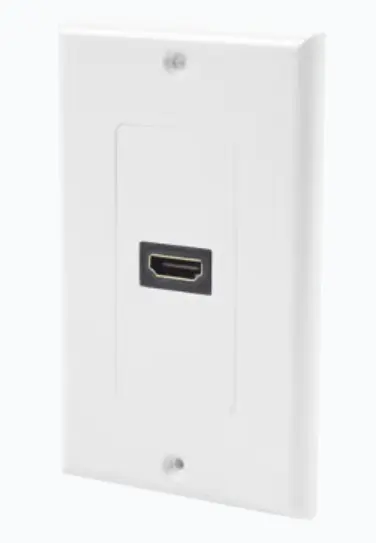 [EXTRA-00999] PLACA DE PARED 1 PUERTO HDMI HEMBRA A HEMBRA               
