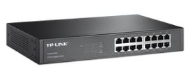 SWITCH DE 16 PUERTOS NO POE GIGABIT NO ADMINISTRABLE