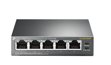 SWITCH DE 5 PUERTOS POE FAST NO ADMINISTRABLE