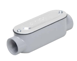 CONDULET OVAL C DE 1" CON TAPA 