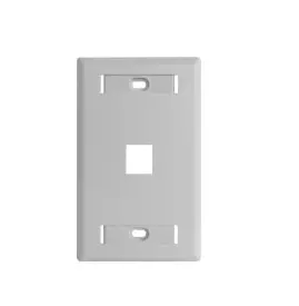 PLACA DE PARED KEYSTONE DE 1 PUERTO