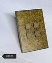 BOTONERA DE 4 BOTONES AMERICANA BRASS ANTIQUE