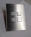  BOTONERA DE 4 BOTONES AMERICANA NICKEL