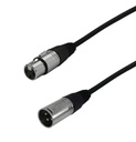 CABLE DE MICRÓFONO XLR MACHO A HEMBRA FT4 DE 50CM 