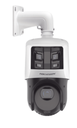CAMARA DOMO PTZ IP 4 MEGAPIXELES CON CAMARA PANORAMICA 6 MEGAPIXELES 25X 