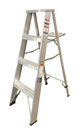 ESCALERA DE ALUMINIO DE TIJERA CON 4 PELDAÑOS