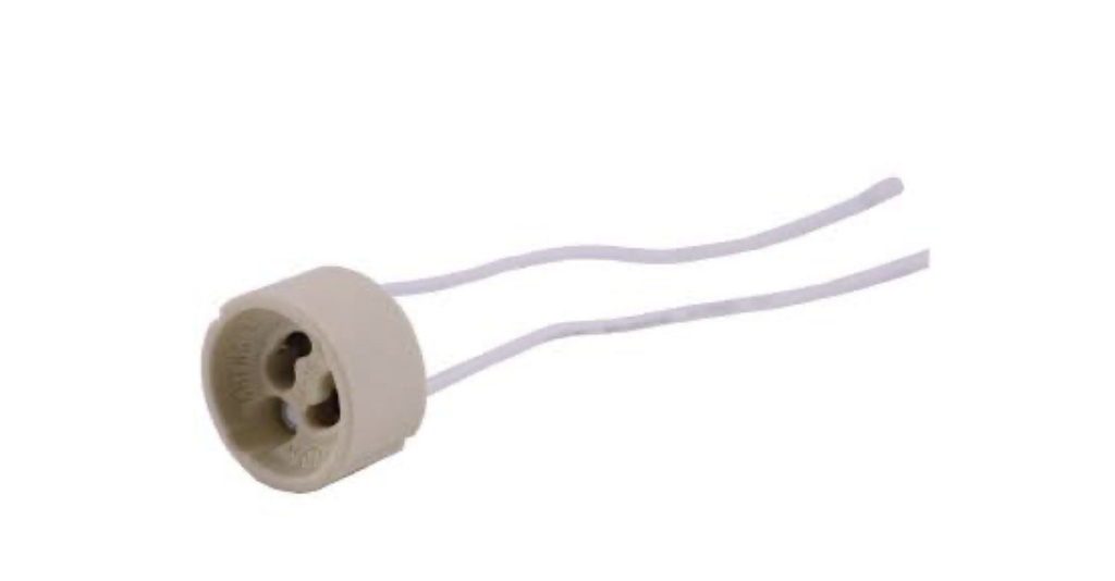 SOQUET PORTA LUMINARIA GU10 