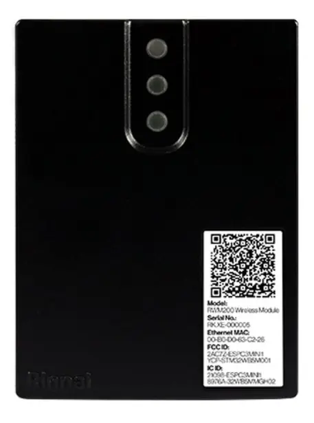 [EXTRA-02465] MODULO DE CONEXIÓN WIFI RINNAI CONTROL R NEGRO