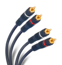 [EXTRA-01990] CABLE HOME THEATER RCA A RCA DE 1.8M STEREN 254-215 GRIS
