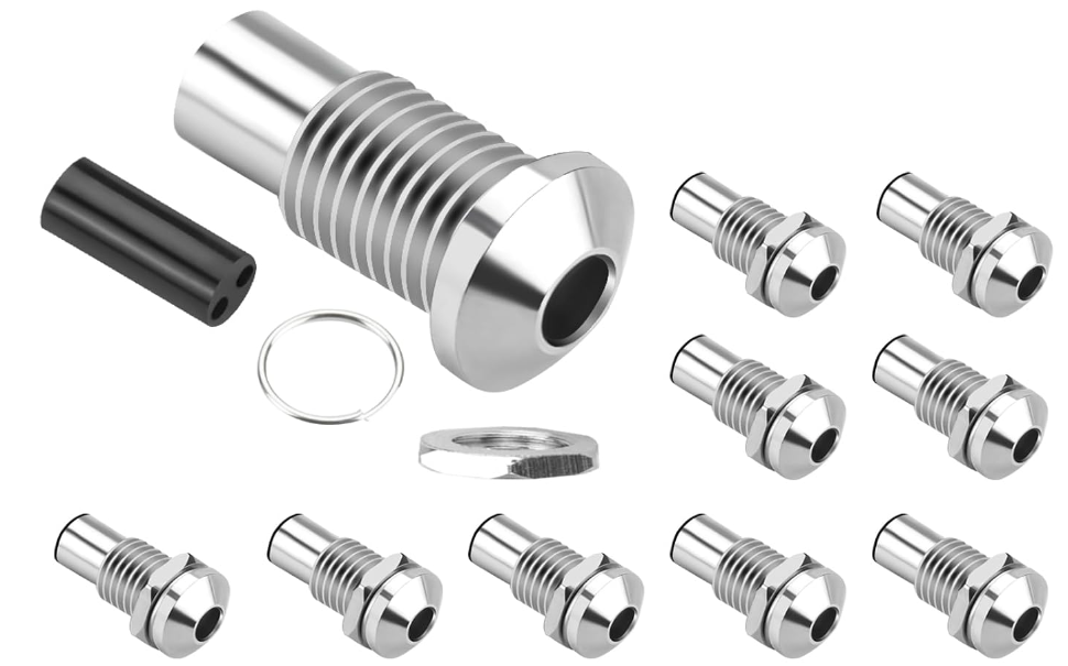 SOPORTE PARA LED DIODO DE 5MM CROMADO 