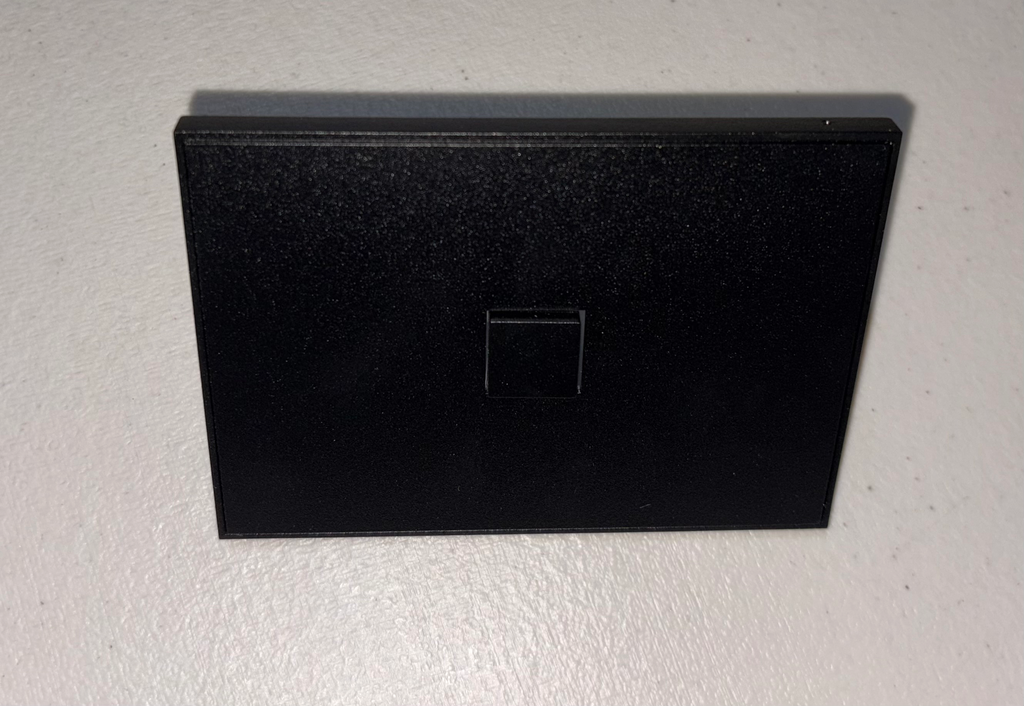 BOTONERA DE 1 BOTON AMERICANA TEXTURED BLACK