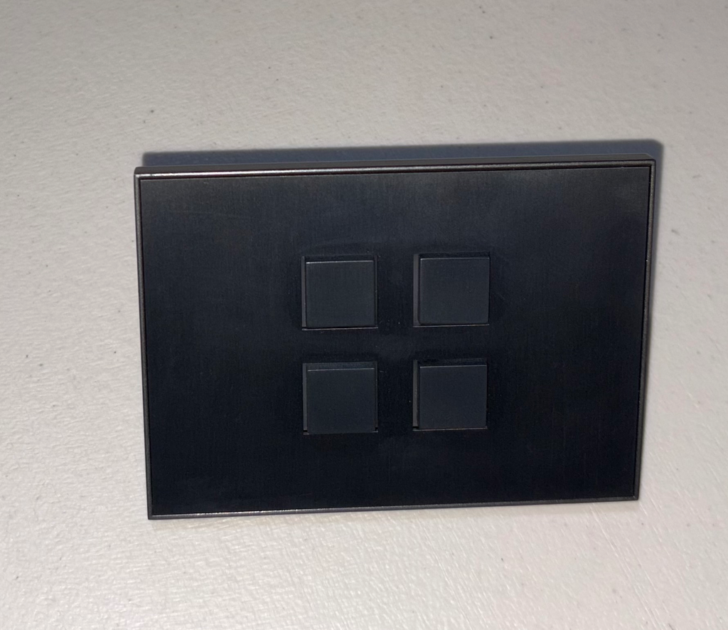 BOTONERA DE 4 BOTONES AMERICANA GUNPOWDER BLACK