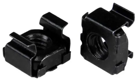 TUERCA ENJAULADA PARA RACK DERRANT M6 NEGRO
