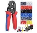 [EXTRA-02277] PINZA ENCRIPTADORA CON ALICATES DE FERRULES DOTOTO HSC86 ROJO/AZUL