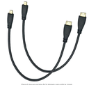 CABLE MICRO HDMI TIPO D A MINI HDMI TIPO C 