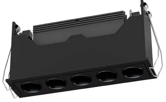 LUMINARIA RASTER DE 5 ATENUABLE PARA EMPOTRAR