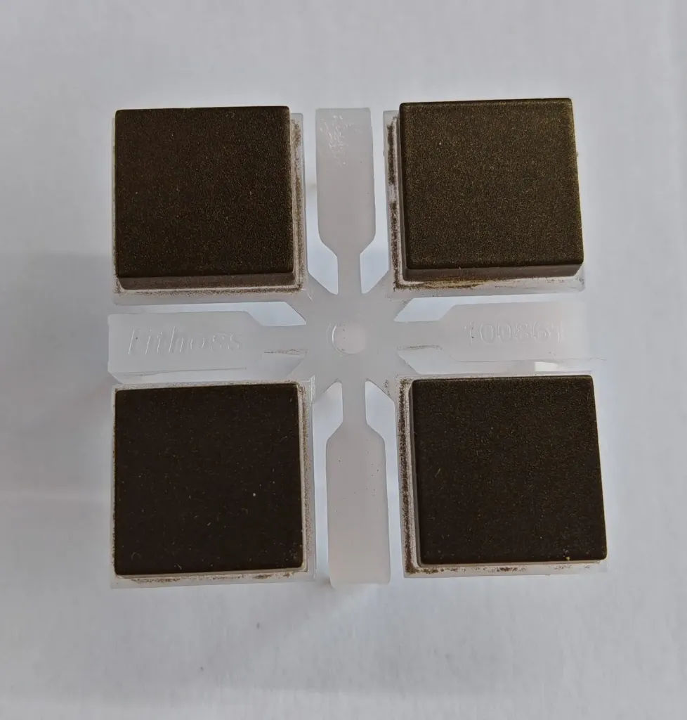 INSERTO DE 4 BOTONES ANODIC BROWN
