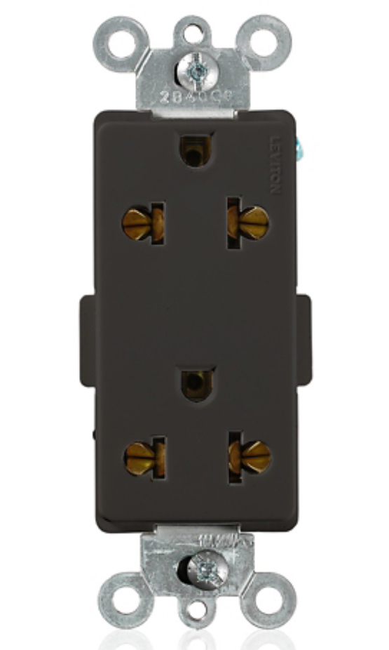 RECEPTACULO O TOMACORRIENTE O CONTACTO DUPLEX DECORA 15A EUROPEO/AMERICANO