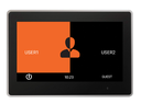 PANTALLA  DE CONTROL PARA REGADERA Y VAPOR DE 7"