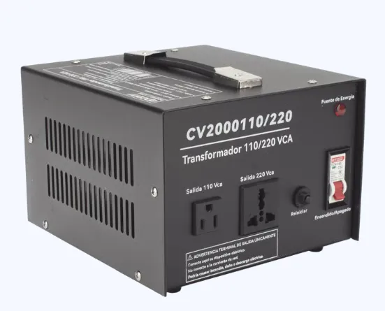 TRANSFORMADOR DE VOLTAJE BIDIRECCIONAL 110 Y 220 VCA
