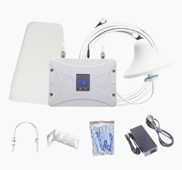 KIT AMPLIFICADOR DE SEÑAL CELULAR 4G LTE MULTICARRIER