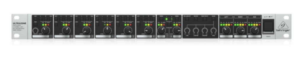 MIXER O MEZCLADORA DE MICRÓFONO /LINEA DE 8 CANALES MONTAJE EN RACK DUCKING FUNCTION