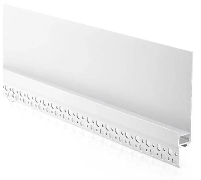 PERFIL DE ALUMINIO PARA SOCLO DE 2 METROS NEGRO