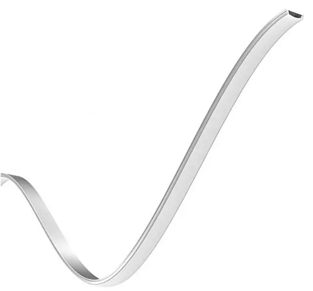 PERFIL FLEXIBLE PARA TIRA DE LED NEGRO