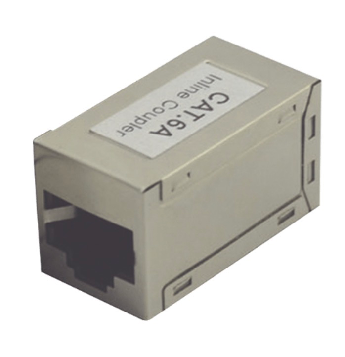 COPLE UTP CAT6A HEMBRA RJ45 A RJ45 BLINDADO