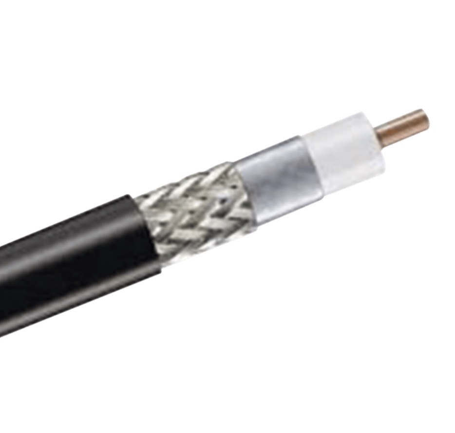 CABLE COAXIAL 1/2” TIPO RG-8 50 OHMS CON CONDUCTOR DE ALUMINIO RECUBIERTO DE COBRE