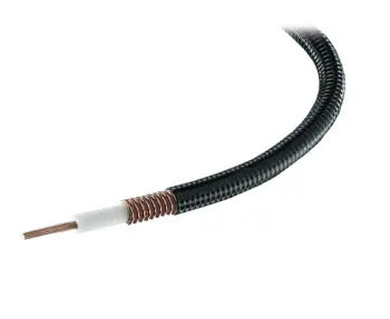 CABLE COAXIAL CORRUGADO DE 1/2” ULTRA FLEXIBLE 50 OHMS DE ALUMINIO REVESTIDO DE COBRE