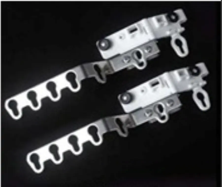 CARRETILLA PARA CORTINA PLISADA CON BRAZO LARGO