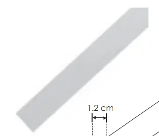 [EXTRA-03510] SOLERA DE ALUMINIO PARA TIRA DE LED PARA PERFIL ILUDXA1812 DE 3 METROS