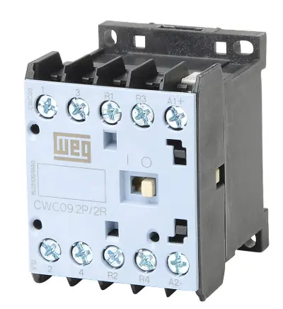 [EXTRA-03523] RELEVADOR DE DOBLE POLO 9 AMP 12V MONTAJE RIEL DIN 