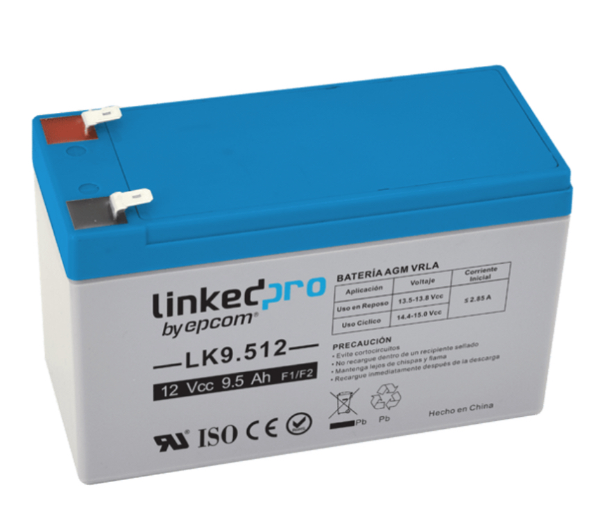 BATERIA DE RESPALDO DE 12VCC A 9AH GENERICO